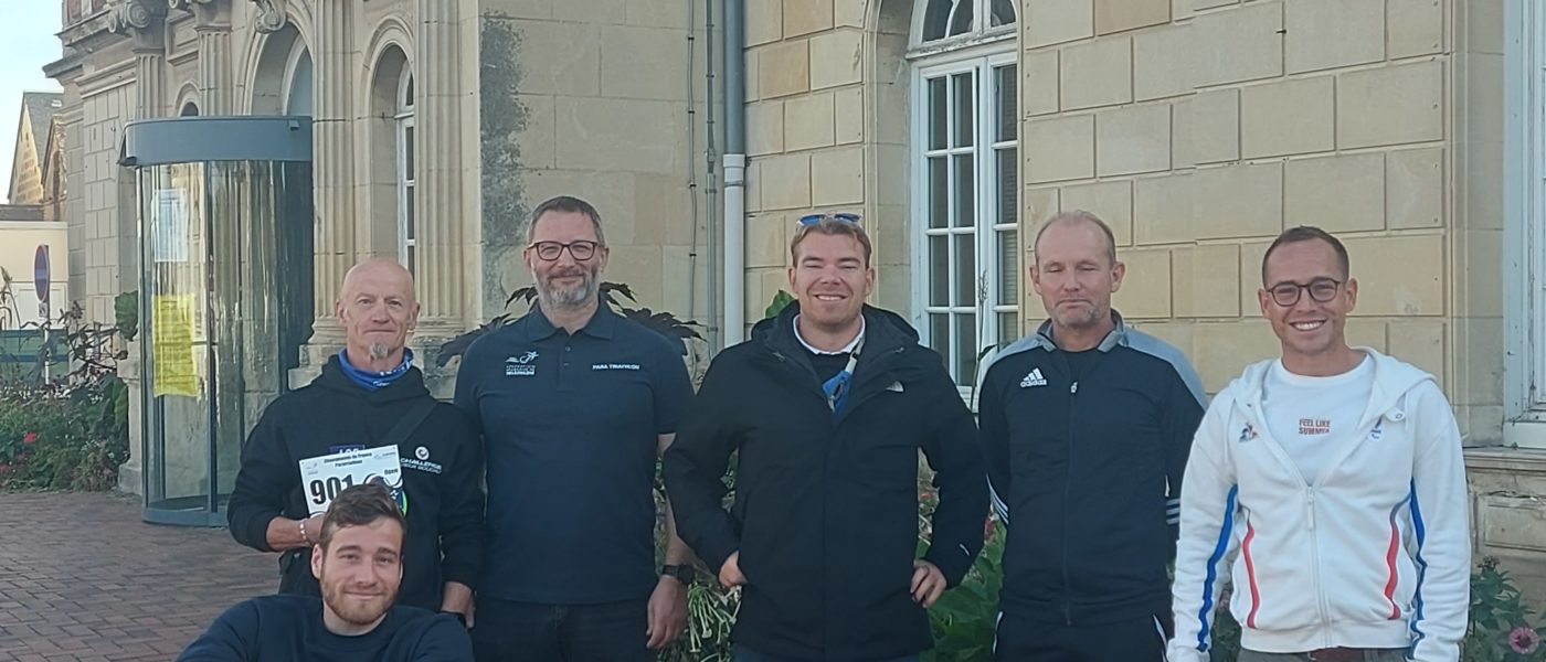 Les Paratriathlètes du Grand Est, présents au Championnat de France à Cabourg