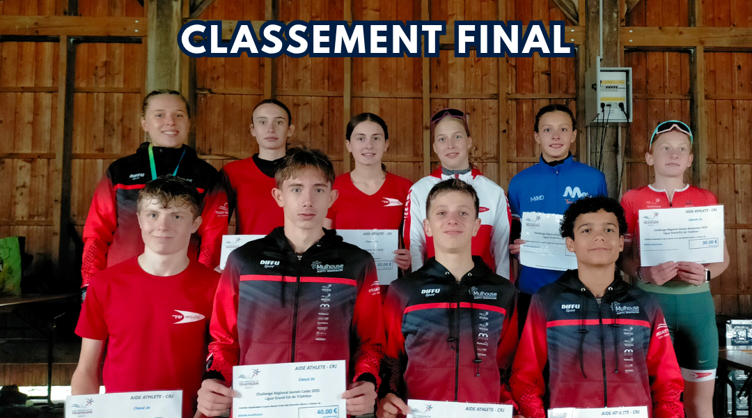 Classement final du Challenge Régional Jeunes 2025
