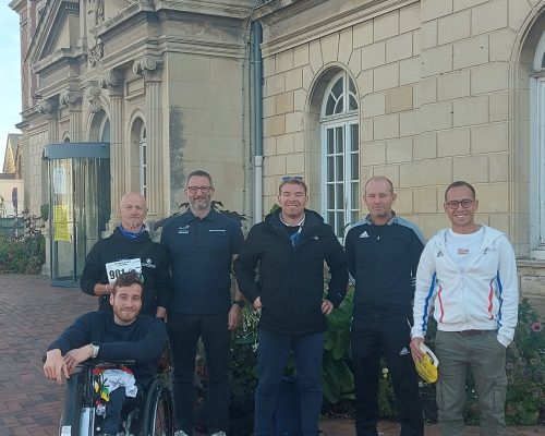 Les Paratriathlètes du Grand Est, présents au Championnat de France à Cabourg