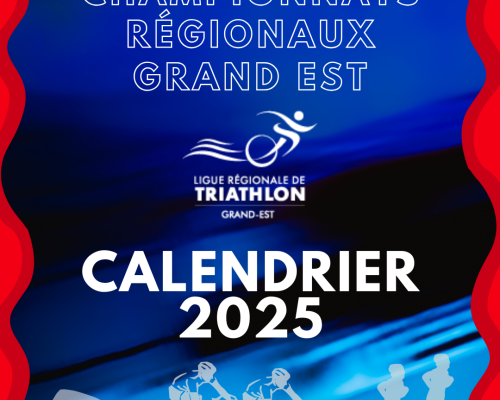 Calendrier Championnats Grand Est 2025