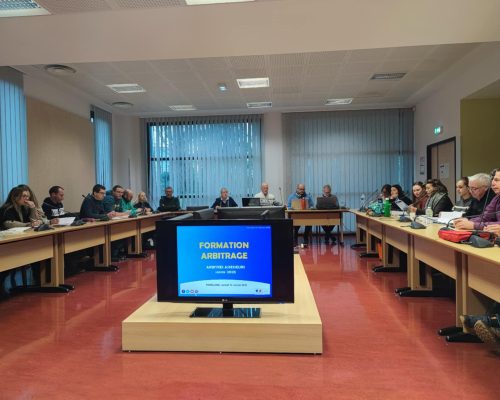 2 journées de formations pour les arbitres